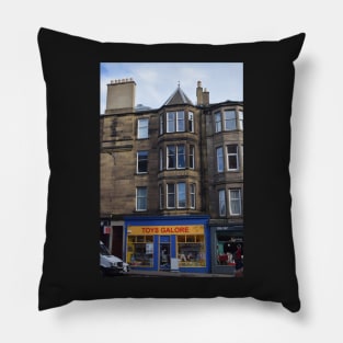 Edinburgh Shops, Scotland Pillow