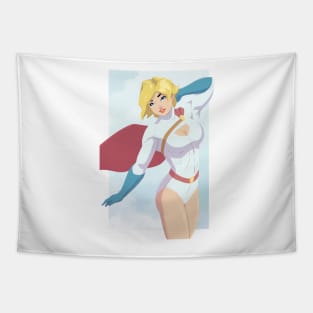 Power Girl 3k Tapestry