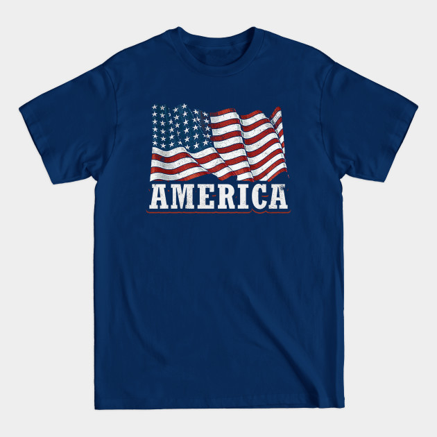 Disover American Flag - American Flag - T-Shirt