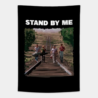 Stand by Me Illustration by burrotees / axelrosito Tapestry