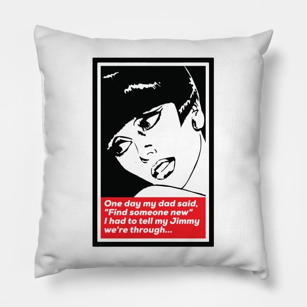 Teenage Tragedy Pillow by PopGraphics