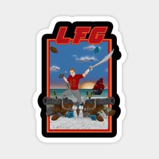 Buccaneers LFG red Magnet