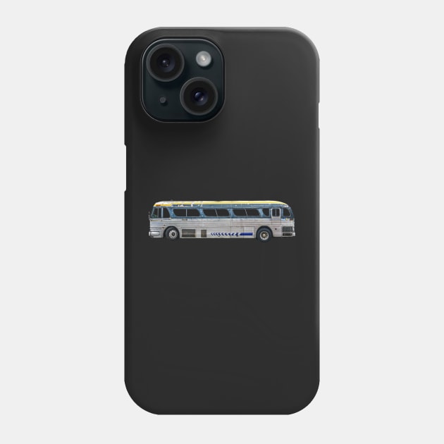 Grungy Old Isolated Bus Phone Case by mrdoomits