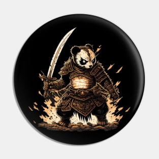 Panda Warrior Pin