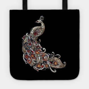 Wonderful elegant peacock Tote