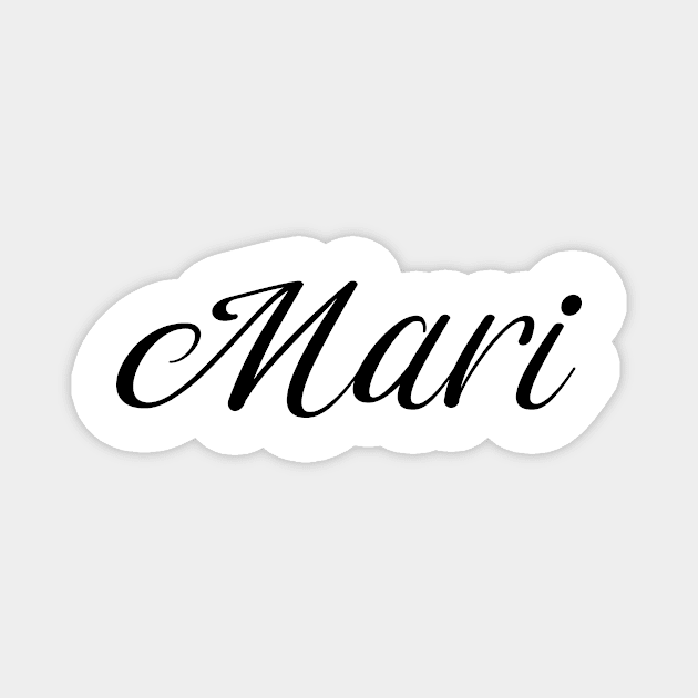 Name Mari Magnet by gulden