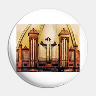 Music - Church Organ Pin