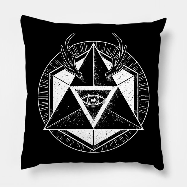 All seeing eye. Pillow by Buy Custom Things