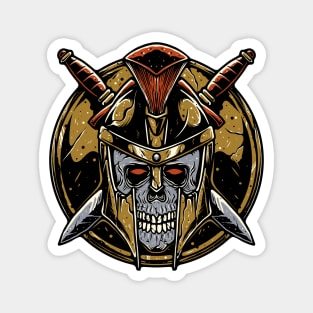 Skull Spartan Magnet