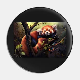 Red Panda Pin