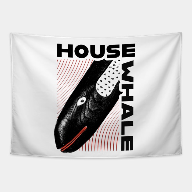 House Whale Tapestry by FrozenCharlotte