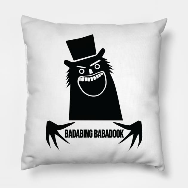 Badabing Babadook Pillow by katietedesco