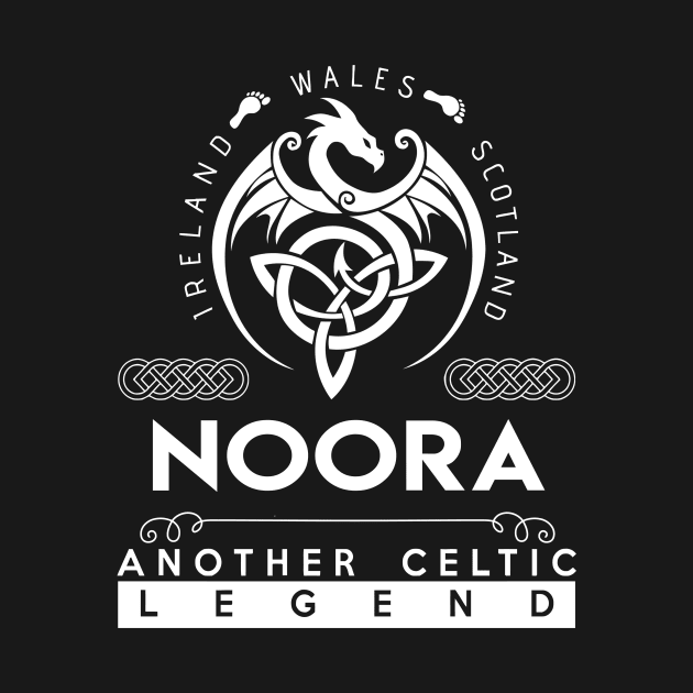 Noora Name T Shirt - Another Celtic Legend Noora Dragon Gift Item by harpermargy8920