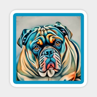 English Bulldog - Pop Art Magnet