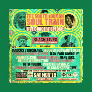 POSTER TOUR - SOUL TRAIN THE SOUTH LONDON 126 T-Shirt