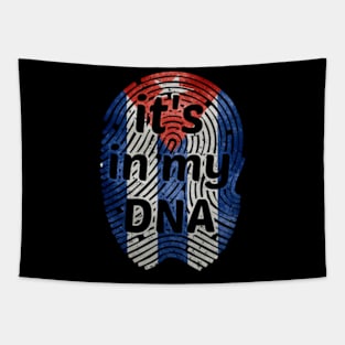 It's in my dna,sos cuba,free cuba,cuba flag,cuban flag,DNA,freedom Tapestry