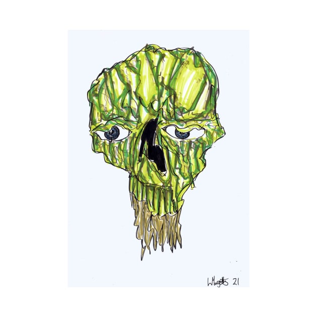 Glum Skull by LukeMargetts