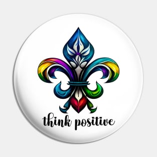 Think Positive Pin