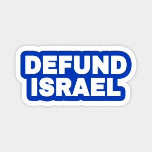 DEFUND ISRAEL - White - Vertical - Double-sided Magnet