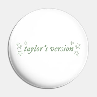 Taylors Version Red Album Pin