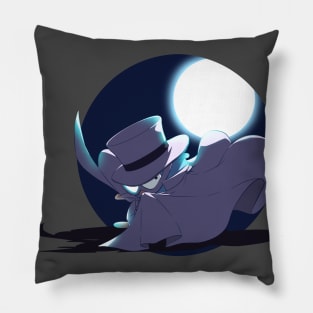 Golang White Thief under Moon light Pillow