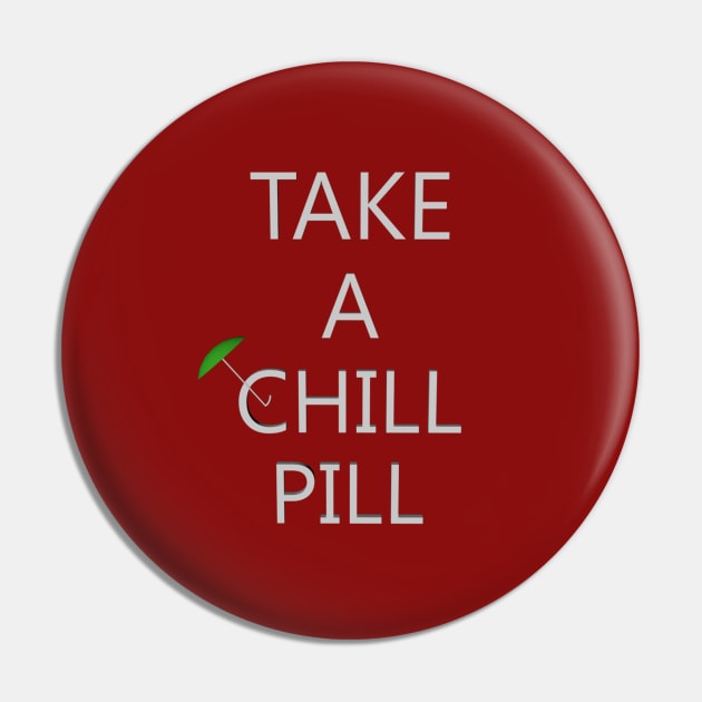 Chill Pill Green Pin by OCTAGONE