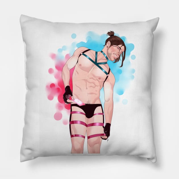 Cheeky Gambit Pillow by Snibbits