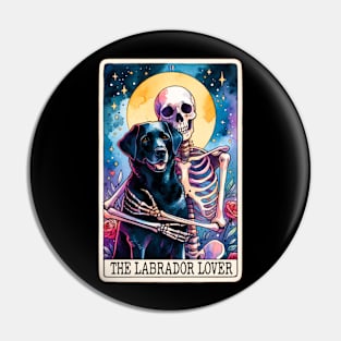 "The Labrador Lover" Funny Tarot Card Pin