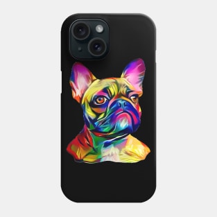 French bulldog colorful for frenchie lover Phone Case