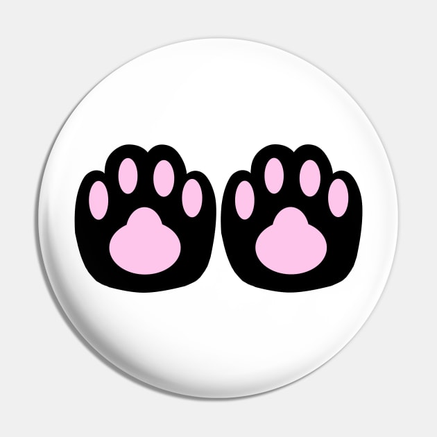 Paw prints Pin by MelanieJeyakkumar