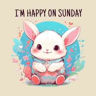 Happy sunday rabbit T-Shirt