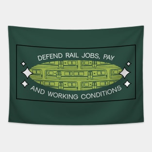 Defend Rail Jobs Pay And Working Conditions - RMT Tapestry