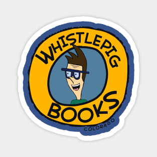 Whistlepig Books Pat Shirt Large Logo Magnet