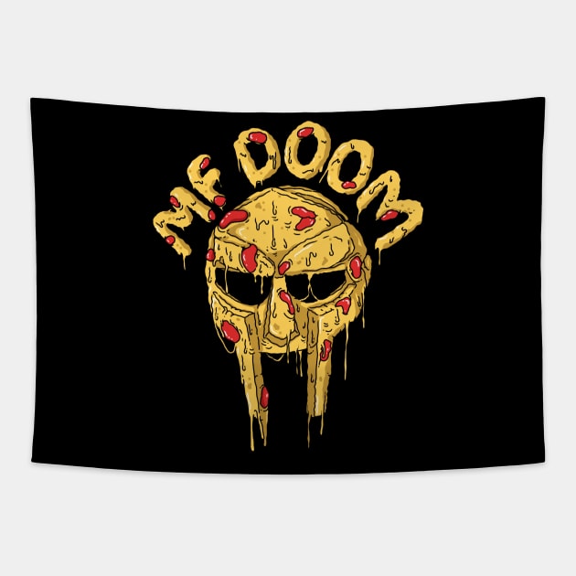 MF doom pizza mask T-shirt Tapestry by auzai