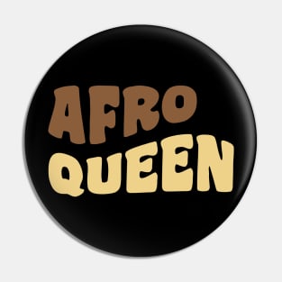 Afro Queen, Black Queen, Black Woman Pin