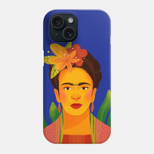 Frida Kahlo Phone Case by Maia Fadd