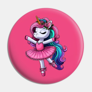 Ballet Unicorn Ballerina Pin