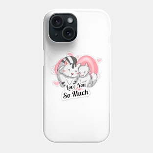 Cats in Love Phone Case