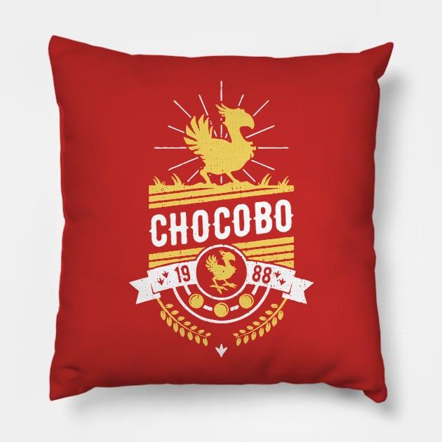 chocobo Pillow by wonggendengtenan