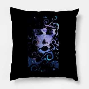 Meditative mindscape Pillow