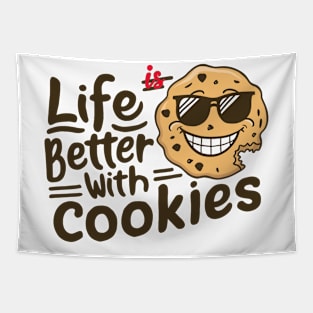 Life is better with cookies Tapestry