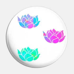 Lotus Flower Sticker Pack Pin