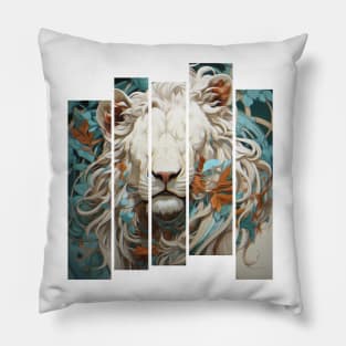 WHITE LION Pillow