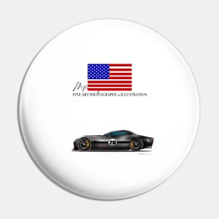 72 Sport Car Pin