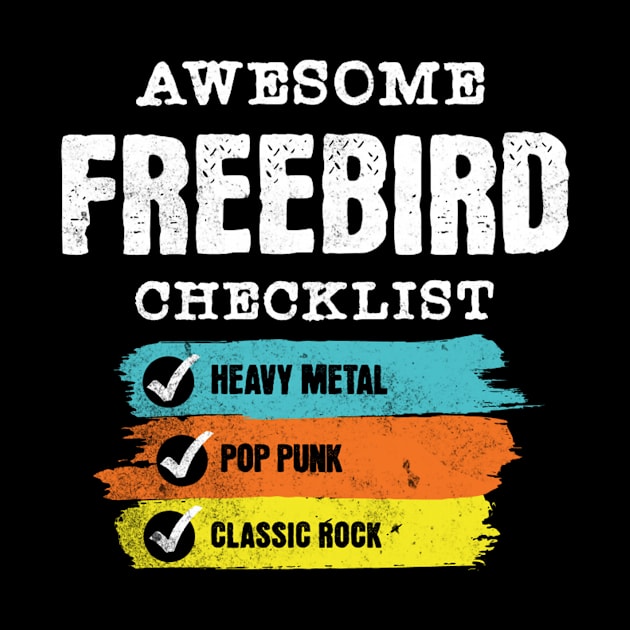 Awesome Freebird checklist by Kami Sayang Sama Jamsah