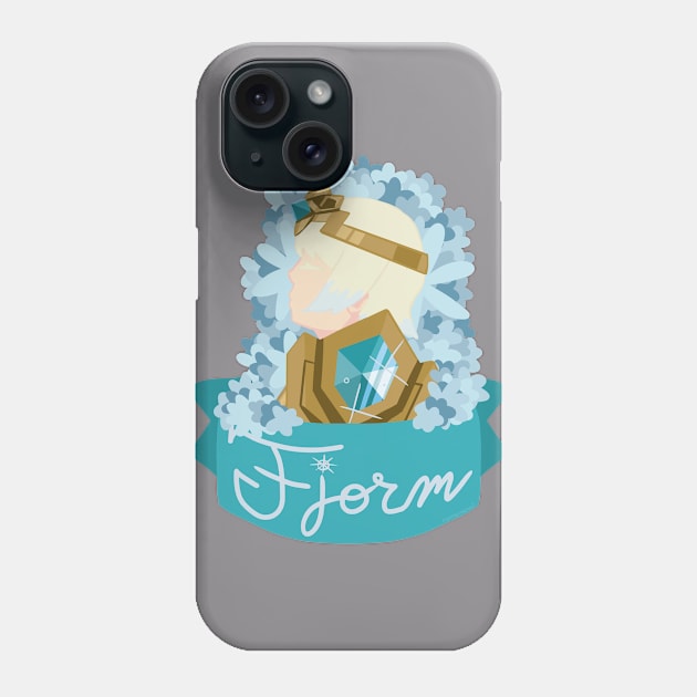 Fjorm Floral Fire Emblem Banner Phone Case by gardeniaresilia