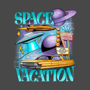 Space Vacation - Retrofuturism T-Shirt