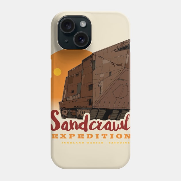 Sandcrawler Expeditions Phone Case by MindsparkCreative