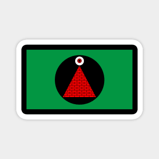 Mars Attacks Flag Magnet