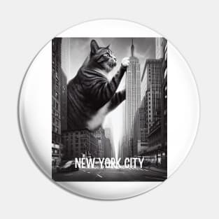 Gigantic NYC Cat Pin